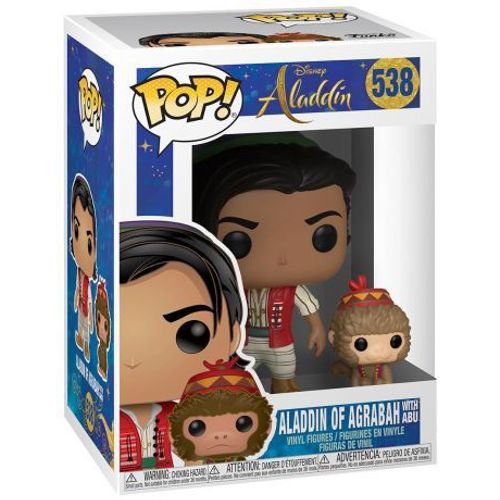 Disney - Bobble Head Pop N° 538 - Aladdin Live Movie : Aladdin / Abu