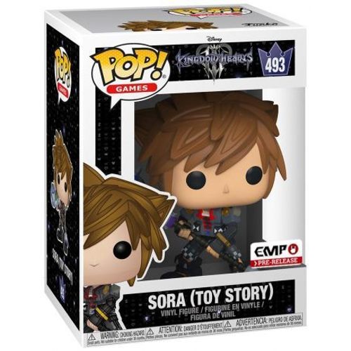 Funko Pop Kingdom Hearts Sora (Toy Story) #493 Vinyl Figure + Pop Protector