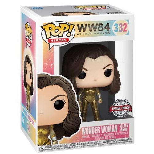 Figurine Funko Pop - Wonder Woman 1984 - Ww84 N°332 - Wonder Woman Armure (48220)