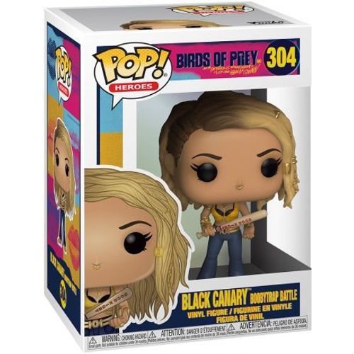 Figurine Dc Comics - Birds Of Prey - Black Canary Boobytrap Battle Pop 10cm