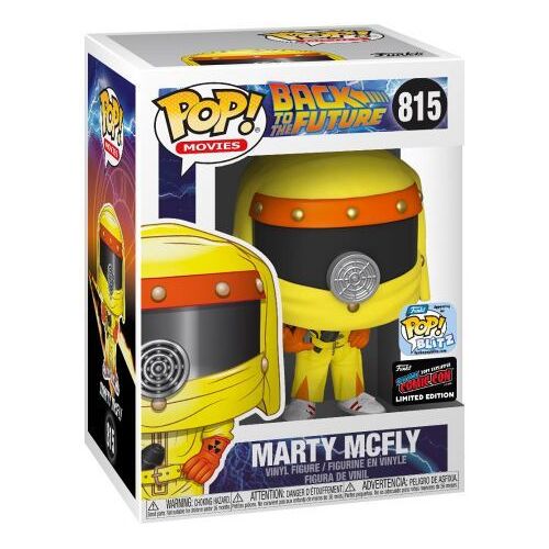 Figurine Funko Pop - Retour Vers Le Futur N°815 - Marty Mcfly En Tenue De Décontamination (43276)