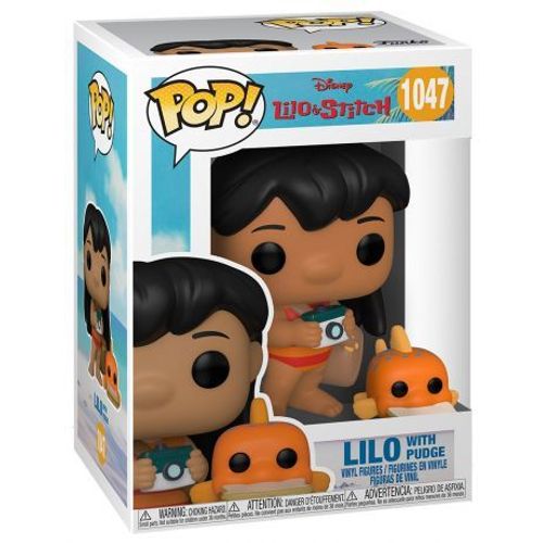 Figurine Funko Pop - Lilo Et Stitch [Disney] N°1047 - Lilo Avec Pudge (55621)