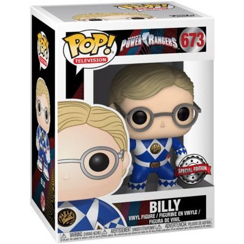 Figurine Power Rangers - Blue Ranger Billy Pop 10cm