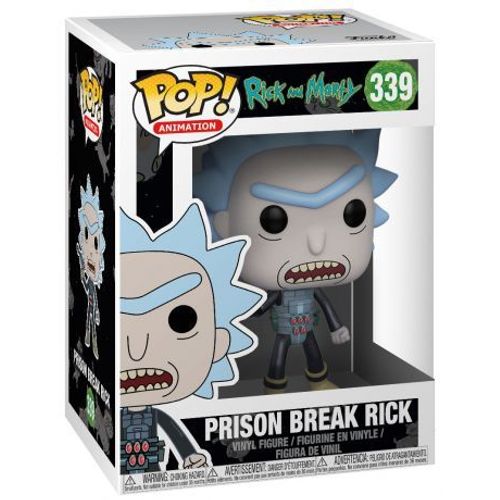 Rick Et Morty Figurine Pop! Animation Vinyl Prison Escape Rick 9 Cm