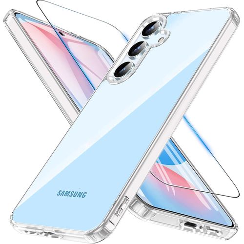 Coque Silicone Transparente + Verre Trempe Pour Samsung Galaxy S24 Fe Little Boutik®