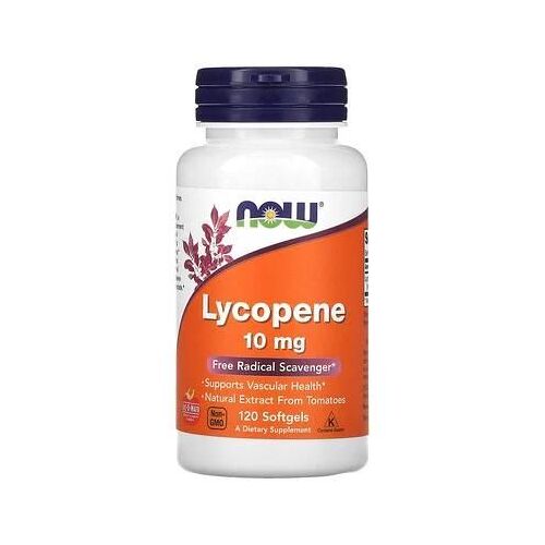 Now Foods, Lycopène, 10 Mg, 120 Capsules À Enveloppe Molle 