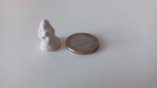 Santon Crèche Fève Mate Blanche Impression Matière Plâtre Sainte Vierge A Genoux