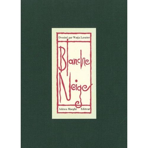 Blanche-Neige - Une Imagerie D'après Le Conte