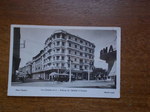 Carte Postale Casablanca Avenue Du Général D'amade