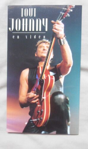Johnny Hallyday Bon De Preco/Bon De Commande "Tout Johnny En Video" Tres Belle Plaquette Cartonnee