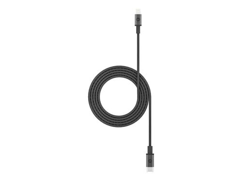 mophie - Câble Lightning - USB-C mâle pour Lightning mâle - 1.8 m - noir