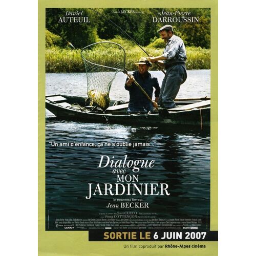 Dialogue Avec Mon Jardinier, Synopsis Dépliant, Jean Becker, Daniel Auteuil, Jean-Pierre Darroussin