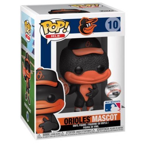 Figurine Funko Pop - Mlb : Ligue Majeure De Baseball N°10 - Orioles Mascotte (38683)