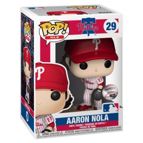 Figurine Funko Pop - Mlb : Ligue Majeure De Baseball N°29 - Aaron Nola (38678)