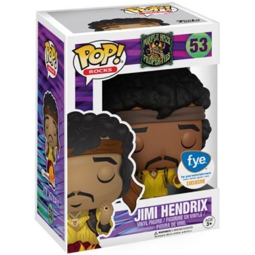 Figurine Pop - Musique - Jimi Hendrix Rock Guitar In Flame - Funko Pop