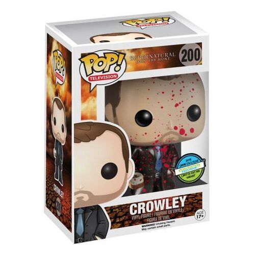 Figurine Supernatural - Crowley Metallic Exclu Pop 10cm