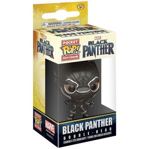 Porte Clé Marvel Black Panther - Black Panther Pocket Pop 4cm