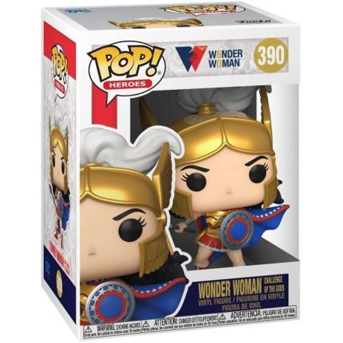 Figurine Funko Pop - Wonder Woman 80 Ans N°390 - Wonder Woman (Challenge Of The Gods) (54971)