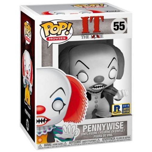 Figurine Ca - Pennywise Classic B&w Exclu Pop 10cm