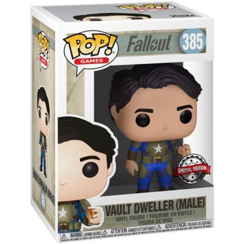 Figurine Fallout - Vault Dewller With Mentats Exclu Pop 10cm