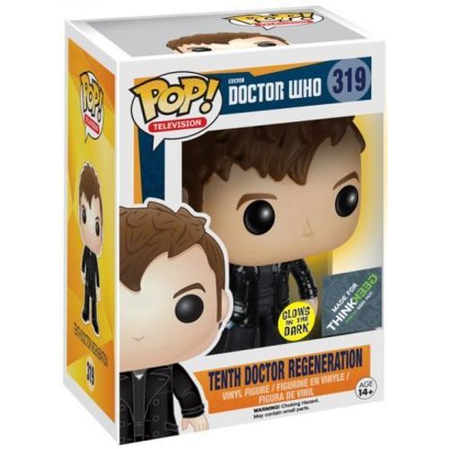 Figurine Pop - Doctor Who - 10ème Docteur Regeneration (Glows In The Dark) - Funko Pop
