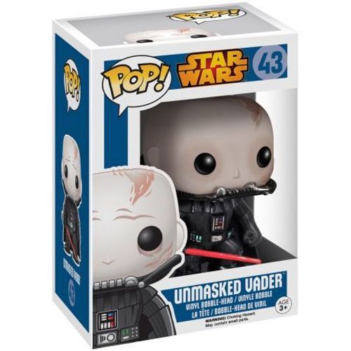 Figurine Pop - Star Wars Classique - Dark Vodor Unmasked - Funko Pop N°43