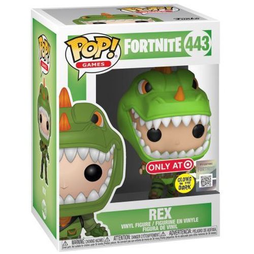 Fortnite - Bobble Head Pop N° 443 - Rex Gitd Special Edition