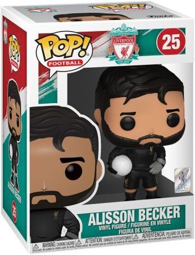 Football - Figurine Pop! Alisson Becker (Liverpool) 9 Cm