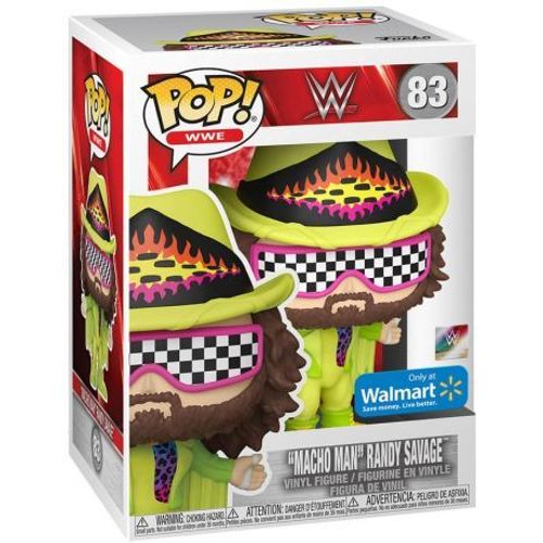 Figurine Funko Pop - Wwe N°83 - Macho Man Randy Savage Vert (54294)