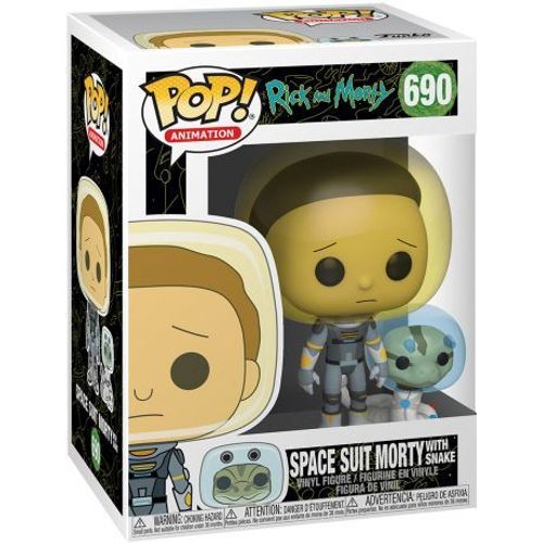 Rick & Morty - Bobble Head Pop N° 690 - Space Suit Morty W/Snake