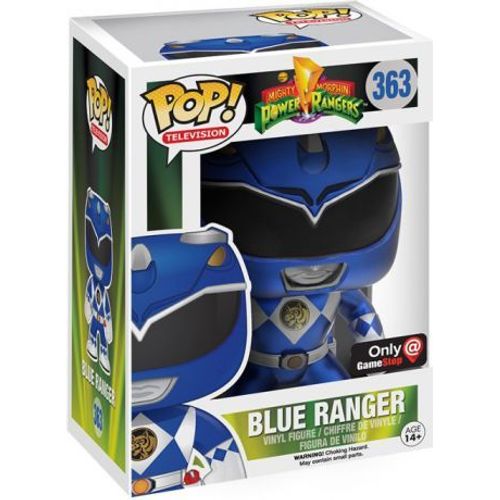 Figurine Pop - Power Rangers - Bleu Metallic Blue - Funko Pop