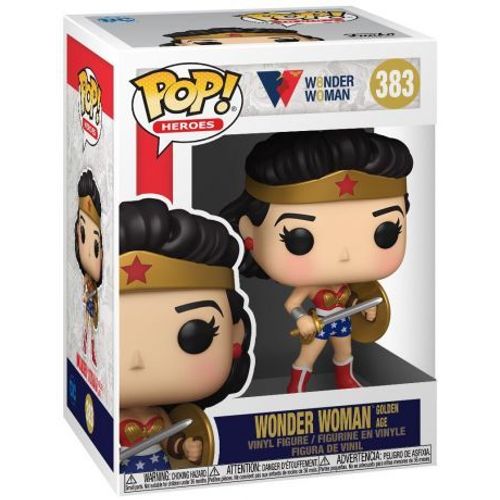 Figurine Funko Pop - Wonder Woman 80 Ans N°383 - Wonder Woman Âge D'or 1950 (54973)
