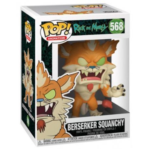 Figurine Rick And Morty - Berserker Squanchy Pop 10cm