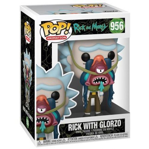 Figurine Funko Pop - Rick Et Morty N°956 - Rick Avec Glorzo (55250)