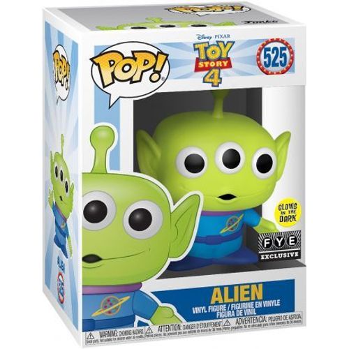 Figurine Funko Pop - Toy Story 4 [Disney] N°525 - Alien - Brillant Dans Le Noir (43958)