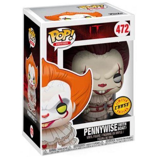 Figurine Funko Pop - Ça N°472 - Grippe-Sou Avec Bateau - Sépia (Chase) (20176)