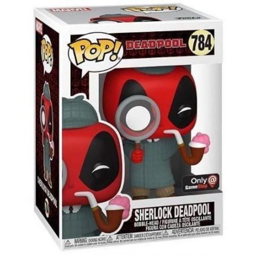 Figurine Funko Pop - Deadpool [Marvel] N°784 - Sherlock Deadpool (54691)