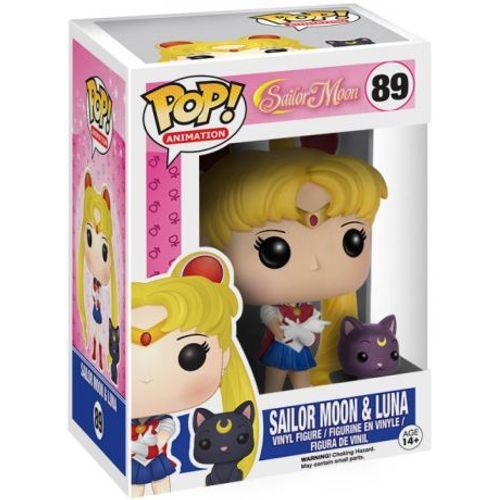 Figurine Pop - Sailor Moon - Sailor Moon & Luna - Funko Pop