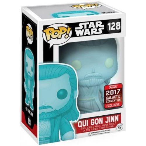 Figurine Pop - Star Wars Classique - Qui Gon Jinn Holographic - Funko Pop