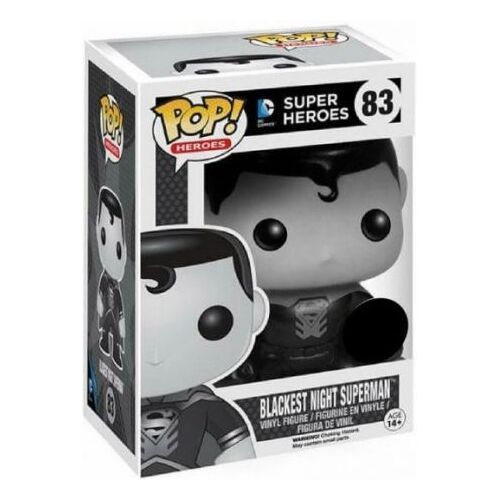 Figurine Pop - Dc Comics - Superman Blackest Night - Funko Pop