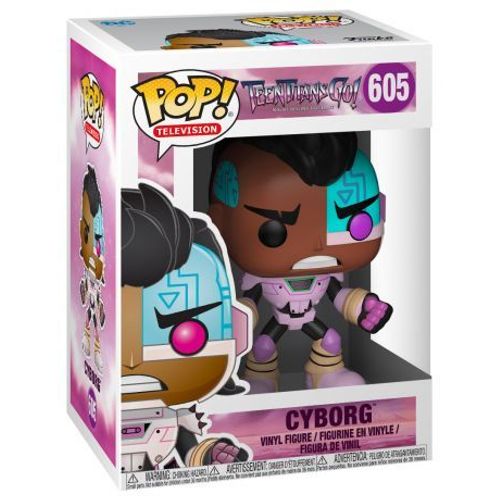 Teen Titans Go! The Night Begins To Shine Pop! Vinyl Figurine Cyborg 9 Cm