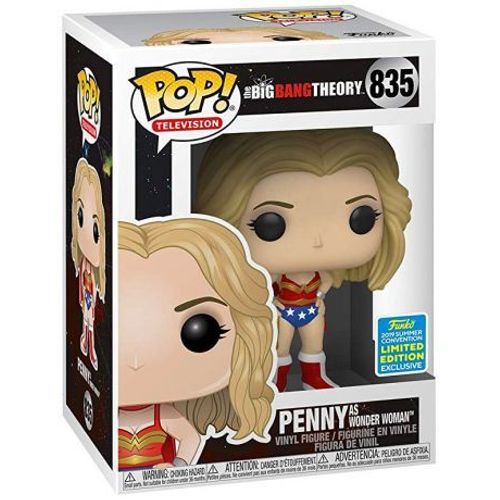 Figurine Funko Pop - Penny / Wonder Woman Costume - The Big Bang Theory (835) - Pop Television - Exclusive - Fu41707