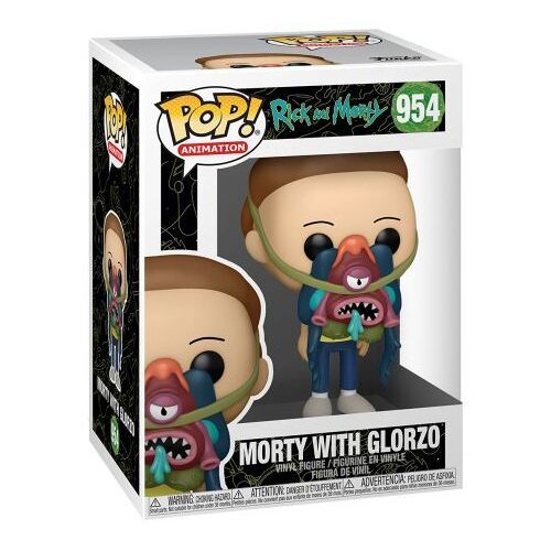 Figurine Funko Pop - Rick Et Morty N°954 - Morty Avec Glorzo (55248)