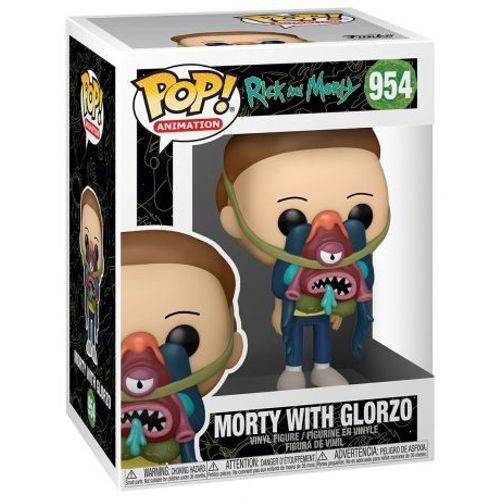 Figurine Funko Pop - Rick Et Morty N°954 - Morty Avec Glorzo (55248)