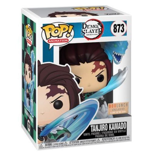 Figurine Funko Pop - Demon Slayer N°873 - Tanjiro Avec Dragon - Glow In The Dark (49680)