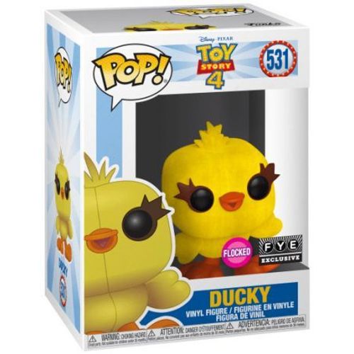 Figurine Funko Pop - Toy Story 4 [Disney] N°531 - Ducky - Floqué (37469)
