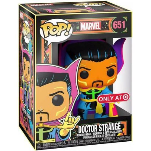 Figurine Funko Pop - Dr. Strange - Marvel: Black Light (651) - Pop Movies - Exclusive - Fu48848