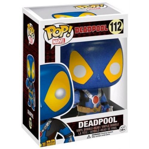 Figurine Pop - Marvel Deadpool - Deadpool X-Men Bleu Avec Pistolet - Funko Pop