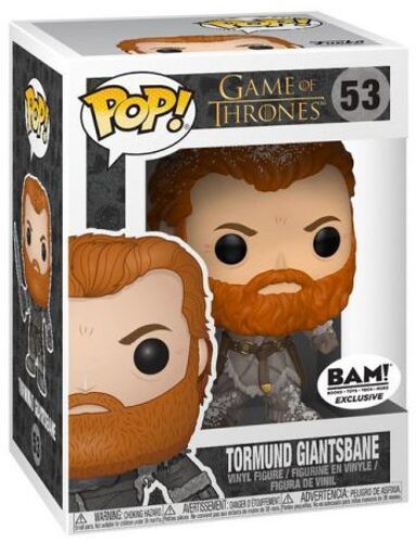 Game Of Thrones - Tormund Giantsbane Snow Covered Pop! Vinyl + Pop Protector