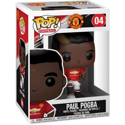 Funko Pop Epl Man U Paul Pogba Vinyl Figure + Pop Protector